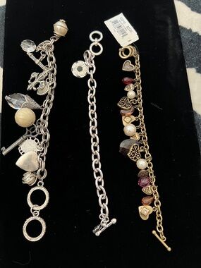 Multicolor Beaded Bracelet - Silver Accents